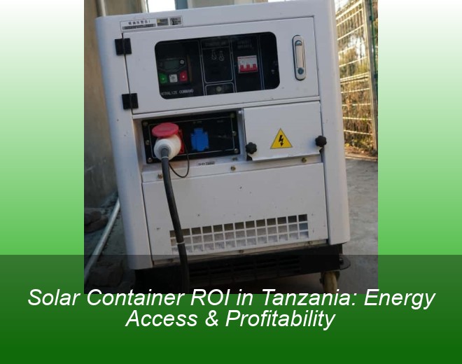 Solar Container ROI in Tanzania: Energy Access & Profitability